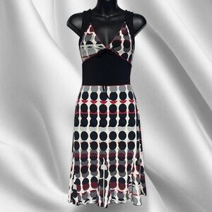 Vintage XS Fashion Chic Polka Dot Dress